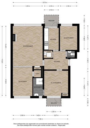 Floorplan - Zwolseweg 369, 7412 AL Deventer